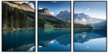 Bred tavla med panorama natur fotografi posters