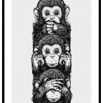 Döv blind stum poster