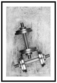 hantlar-motiverande-gym-poster