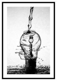 kreativ-svartvit-poster