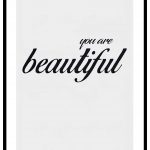you are beautiful poster