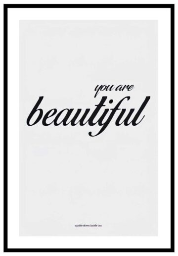 you are beautiful poster