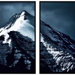 Berg täckt av snö tavlor