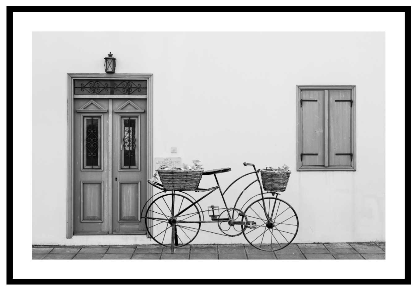 gammal-retro-cykel-poster gammal cykel i paris poster