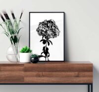 trendig-tavla-blomma