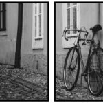 bockstyre klassisk cykel tavla