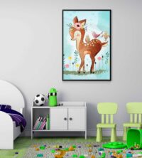 cartoon-deer-poster
