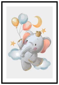 tecknad-gullig-barnrumstavla