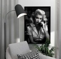 rockabilly-girl-on-the-phone-poster