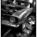 Abstrakt klassisk bil poster