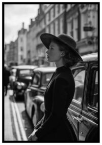 elegant-kvinna-london-poster