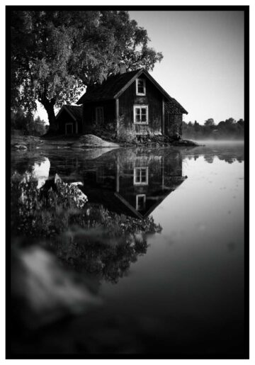 stilla sjö poster